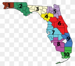 Florida Map - Florida Clipart