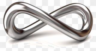 Infinity Clipart Infinite - Infinity Symbol Silver Png Transparent Png