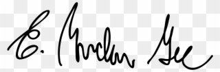 Gordon Gee Signature - E. Gordon Gee Clipart