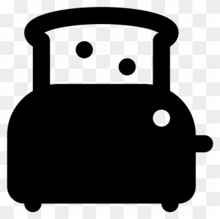 This Icon Represents A Toaster - Cartoon Clipart