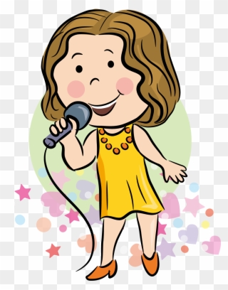 Singing Cartoon Transprent Free Download Emotion Art - Cartoon Singer Clipart