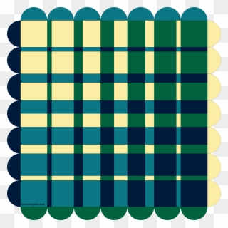 Quilt Design A Day Qdad Inkscape Blue Green Yellow - Yellow Clipart