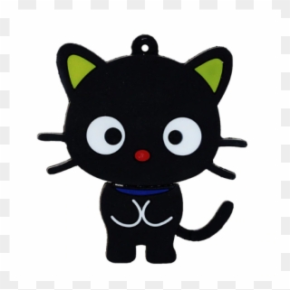 Pen Drive Con Forma De Gato Negro Estilo Cartoon Con - Usb Flash Drive Clipart
