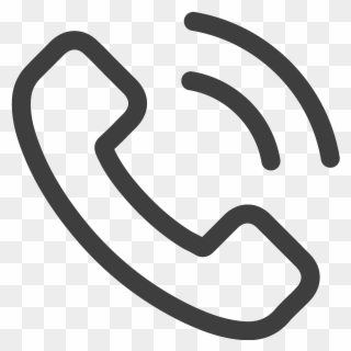 Phone Icon - Line Phone Icon Png Clipart