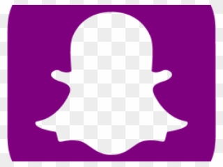 Snapchat Clipart Purple - Snapchat Grey Logo Png Transparent Png