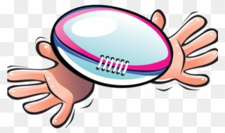 Grab Rugby Ball - Rugby Union Clipart
