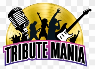 Tributemania Logo Whtline - Tribute Mania Clipart