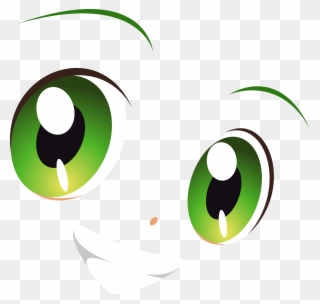 Transparent Stock Green Eyes Smile Yotsuba By Carionto - Eyes Smile Png Clipart