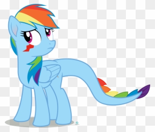 Artist Arifproject Cute - Mlp Rainbow Dash Scared Png Clipart