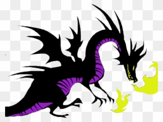 Dragon Clipart Classic - Maleficent Dragon Clipart - Png Download