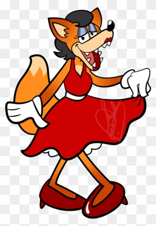 Here's My Cuphead Oc, Vicky Sin She's A Fox Girl Who - Dancing Bear Grateful Dead Meaning Clipart