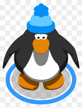 Blue Pom Pom Toque Ingame - Club Penguin Sombrero Png Clipart