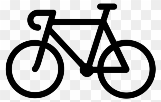 Bicycle Rubber Stamp - Lock Bike Icon Clipart