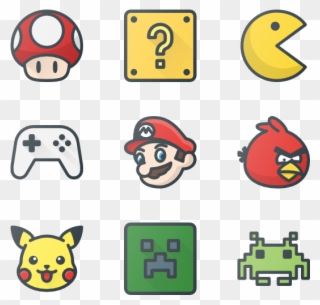 Video Games - Icons Videogames Clipart