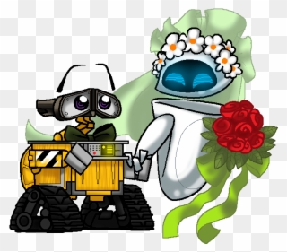 Business & Finance - Wall E And Eve Wedding Clipart