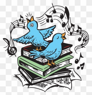 09 Singing Birds - Library Clipart