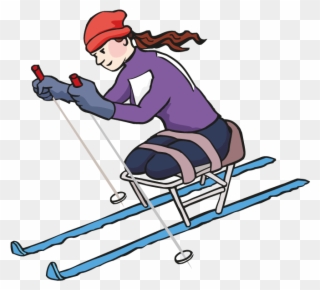 Svg Transparent Stock Ski Langlauf In Leichter Sprache - Cross-country Skiing Clipart