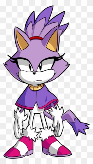 My Idea Of What Classic Blaze The Cat Might Look Like - Classic Blaze The Cat Clipart