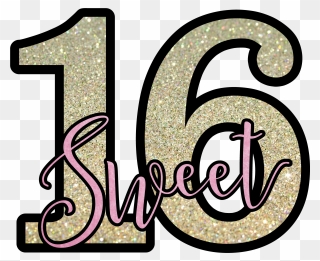 Sweet, Sixteen, Sweet-sixteen, Birthday, Party, Girl - Free Sweet Sixteen Clipart - Png Download