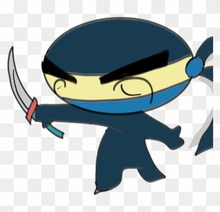 Blueteam Ninja - Side Hustling - Cartoon Clipart