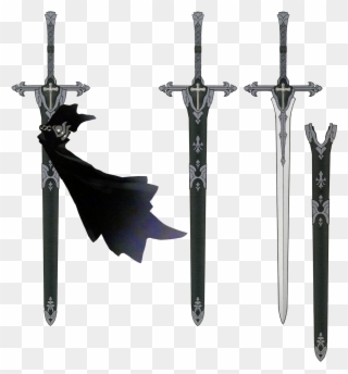 Excalibur Drawing Legendary Sword - Balmung Sword Clipart