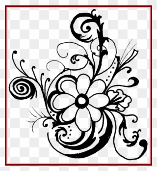 Astonishing Hawaiian Flower Clip - Flower Black And White Clip Art - Png Download