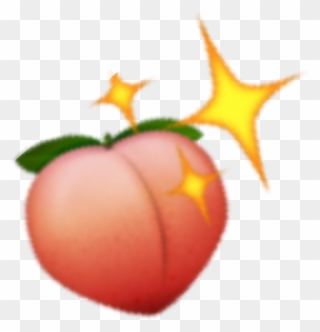 Peach Png Emoji Clipart