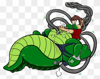 Inflatable Gator Hose Attack - Alligator Pool Toy Tf Clipart