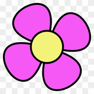 Yellow And Pink Flower Clip Art - Png Download