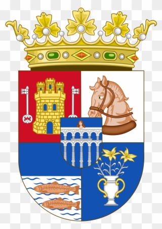 Coat Of Arms Of Segovia Province - Spanish Morocco Coat Of Arms Clipart