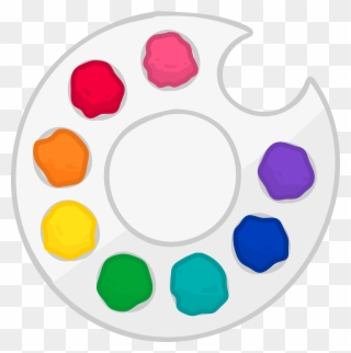 Paint Palette Png - Circle Paint Palette Clipart