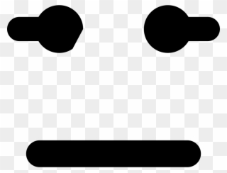 Emoji Face Clipart Normal - Png Download