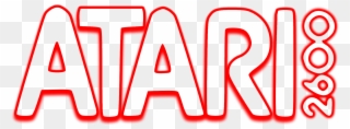 Neon Platorm Clear Logos Platform Media Launchbox Atari - Atari 2600 Logo Png Clipart