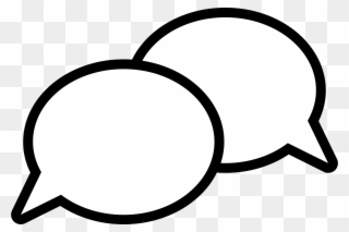 Open - Dialogue Icon Transparent Background Clipart
