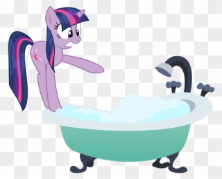 Twilight And Bathtub By Kooner Cz On - Bathtub Cartoon Png Clipart