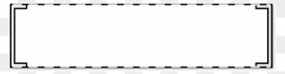 4" X 1" Double Notched Direct Thermal Labels For Pharmnet - Monochrome Clipart