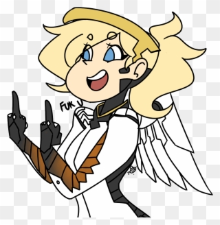 I Have Many Thoughts When I Play Mercy - Overwatch Clipart
