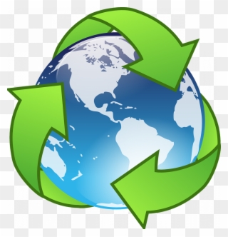 Free Computer And Electronics Shred Day - Earth Recycle Clipart - Png Download