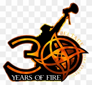 Celebrating 30 Years Of Beltane Fire - Illustration Clipart