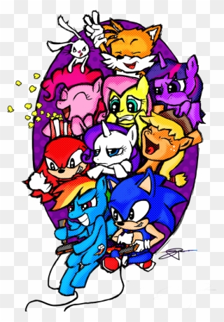 At Rarity S Sonic Mlp Mashup By - My Little Pony: Friendship Is Magic Clipart