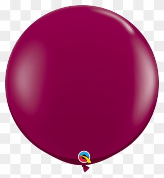 2 Qualatex 3ft Solid Colour Helium/air Latex Balloons - Globos Color Púrpura Clipart