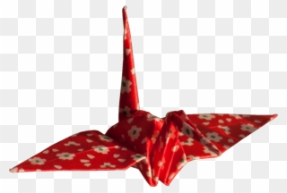 2 Png - Red Origami Paper Crane Clipart