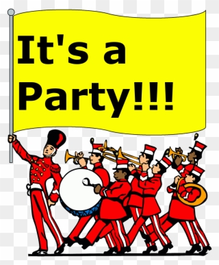 Marching Band Party Clipart