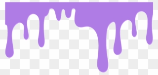 Purple Drip Png - Color Dripping Clipart