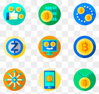 Cryptocurrency - Stock Illustration Clipart
