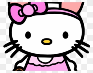 Kitten Clipart Easter - Hello Kitty Colouring Pages To Print For Free - Png Download