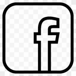 Facebook F Icon, Facebook, F, Like Us Png And Vector - Facebook Icon Black Transparent Clipart