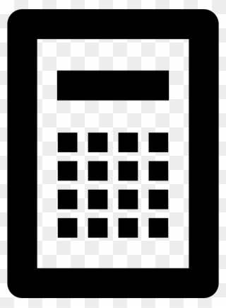 Calculator Comments - Calculator Icon White Png Clipart