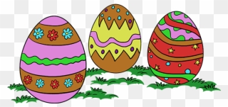 How To Draw Easter Eggs - Drawing Clipart