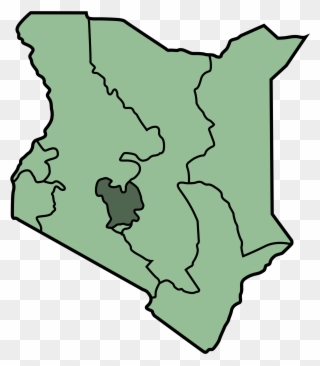 Open - Map Of Kenya Provinces Clipart